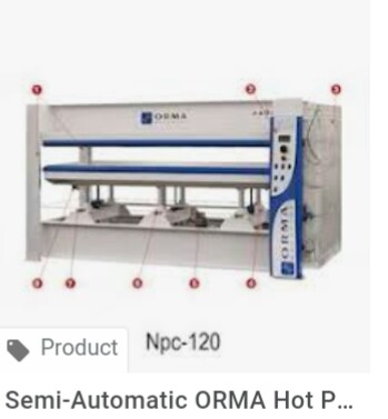 Semi Automatic Orma Hot Press Machine