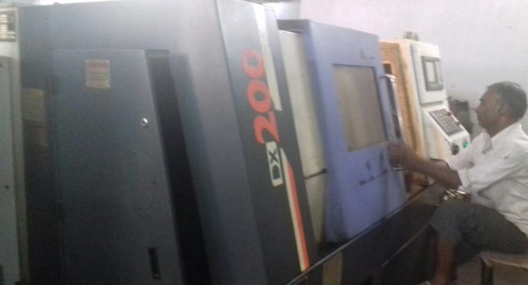 CNC MACHINE JYOTI DX-200 WITH FANUC SYSTEM,2008