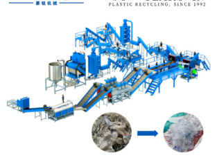 Factory Price High-Speed Fibre Grade PET Bottle Washing Line for Plastic Recycling